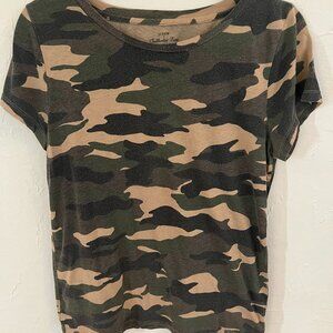 J.CREW Womens Camo Tee